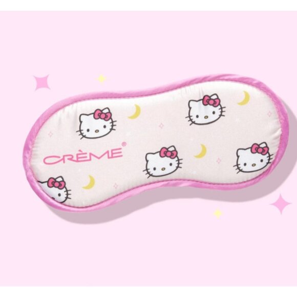 Hello Kitty x The Crème Shop Silky Sleep Mask Satin Beautyrest Travel Eye Cover - Picture 5 of 6